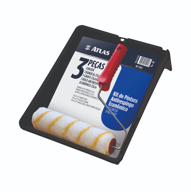 KIT PINTURA 3 PECAS ANTIRESPINGO POP ATEL