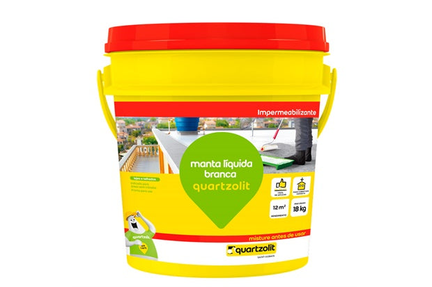 MANTA LIQUIDA 18KG BRANCA QUARTZOLIT