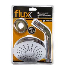 CHUVEIRO REDONDO CROMADO  T1 TUBO FLUX